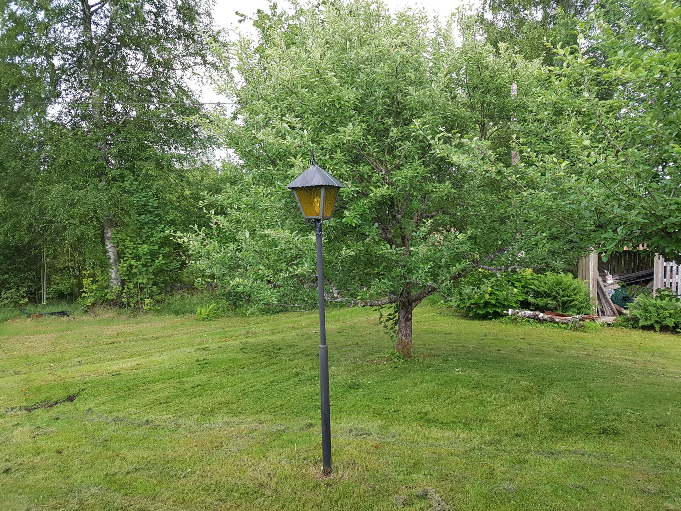 Riktigt fint vid stugan.